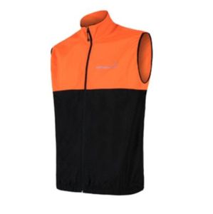 Pánska vesta Sensor Neon čierna / reflex oranžová 18100039 XL